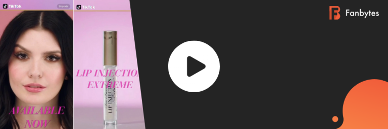 Fanbytes | TooFaced Brand Takever Ads | Tik Tok ad formats