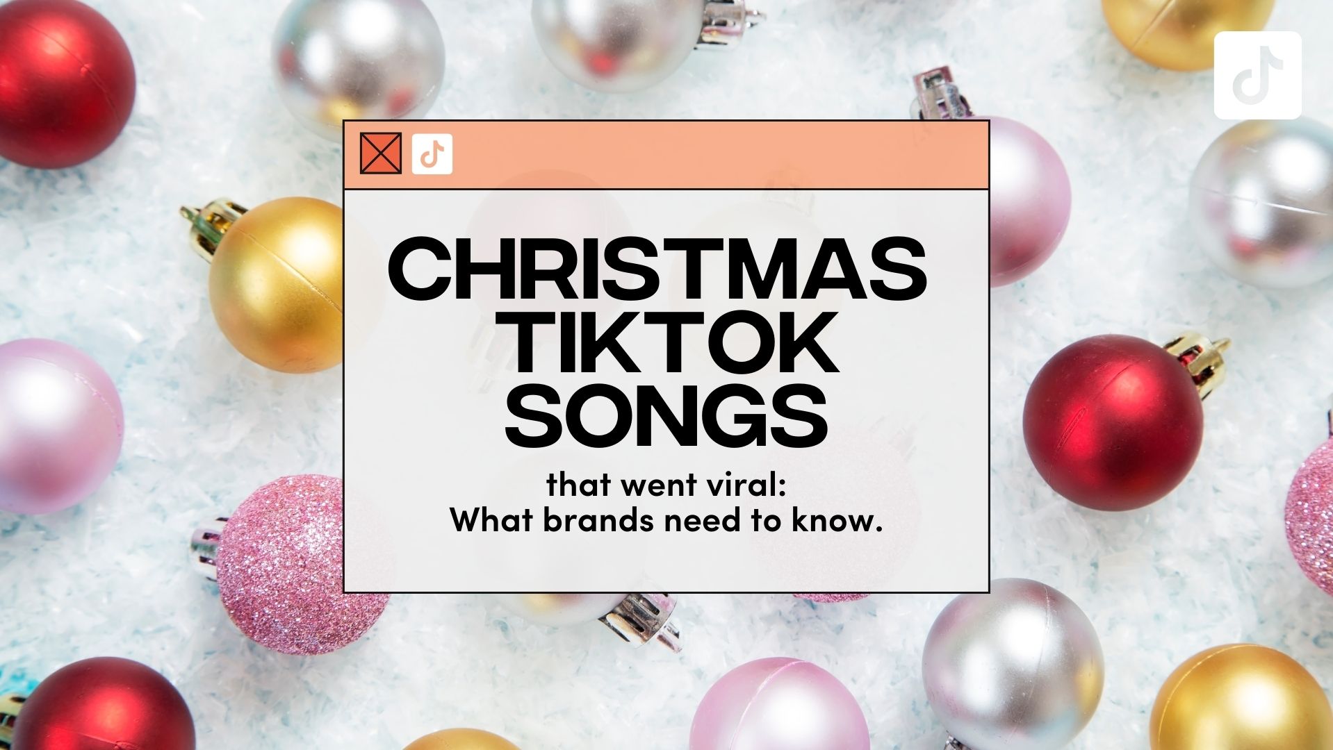 Fanbytes | Christmas TikTok Songs