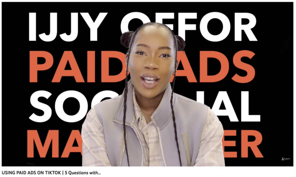 Fanbytes Youtube - Paid ads on TikTok - Ijjy Offor tips